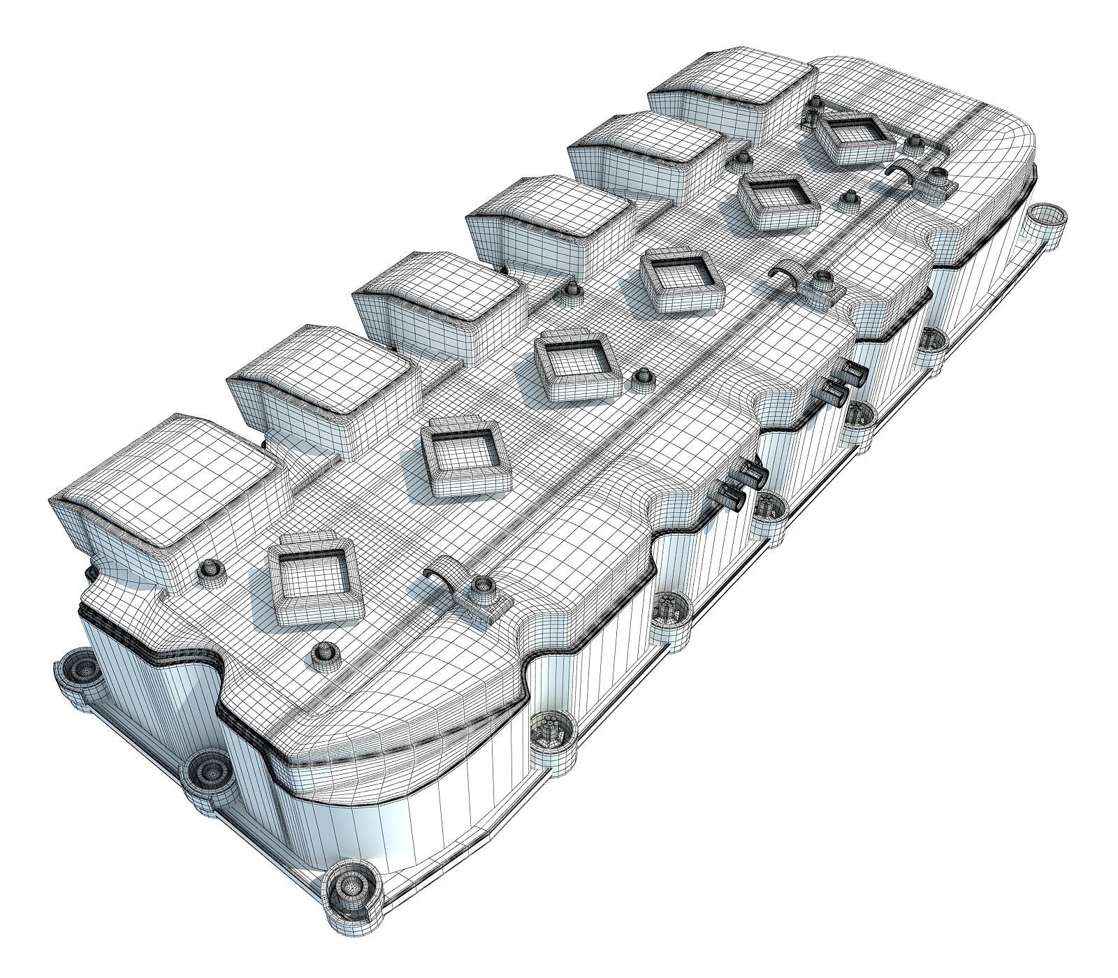 3D Engine Valve Cover B 3D model_5