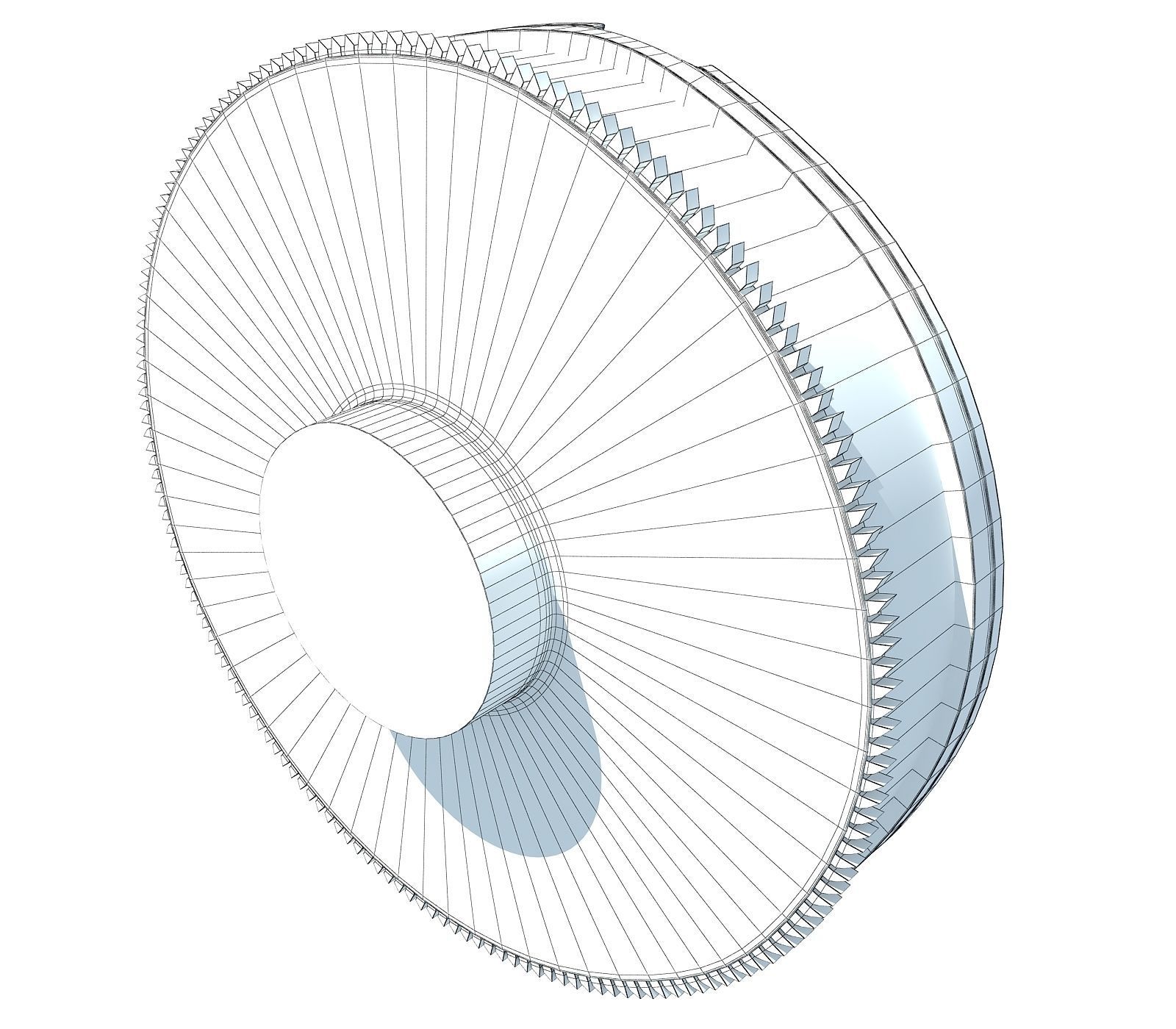 3D Engine Flywheel 99 3D model_6