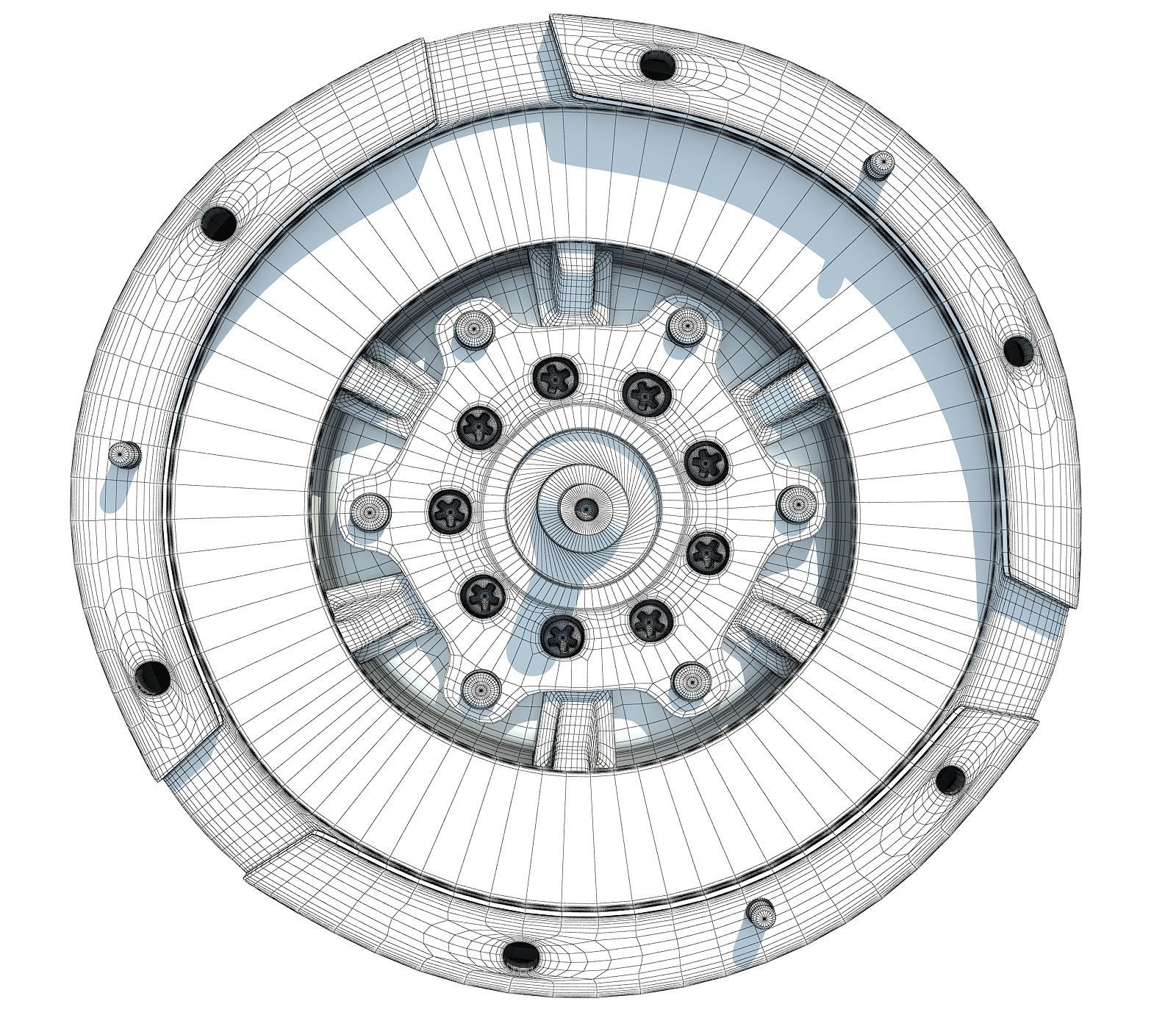 3D Engine Flywheel 99 3D model_5
