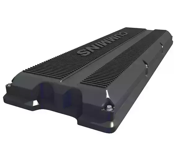 3D Black Engine Cover 69