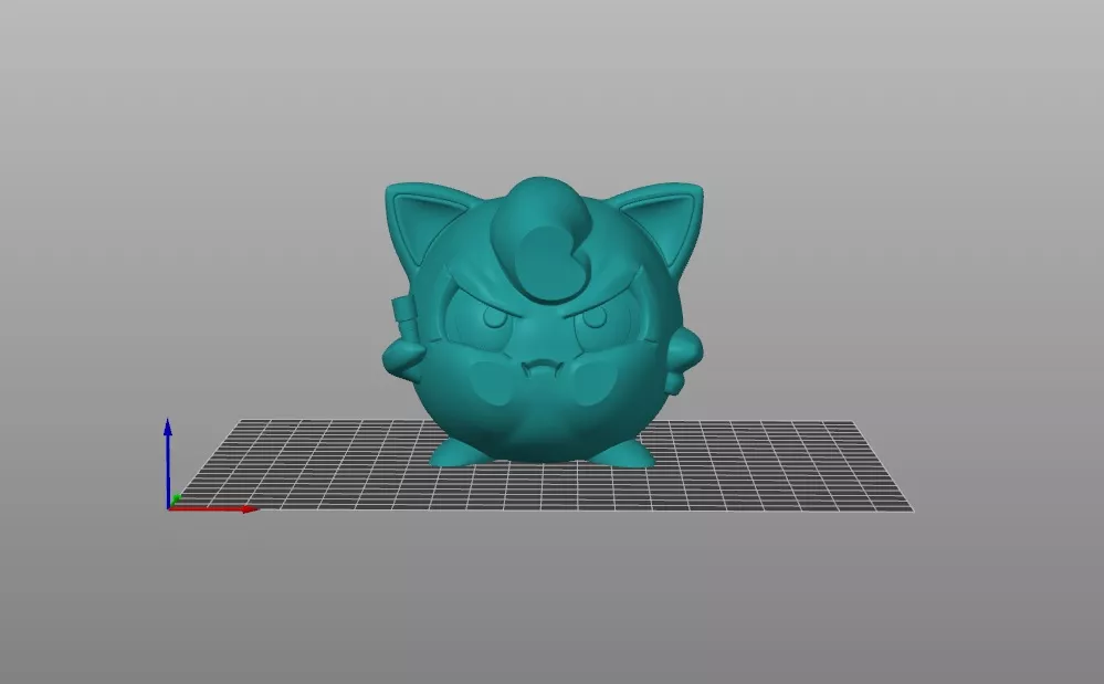 Window jigglypuff 3D print model