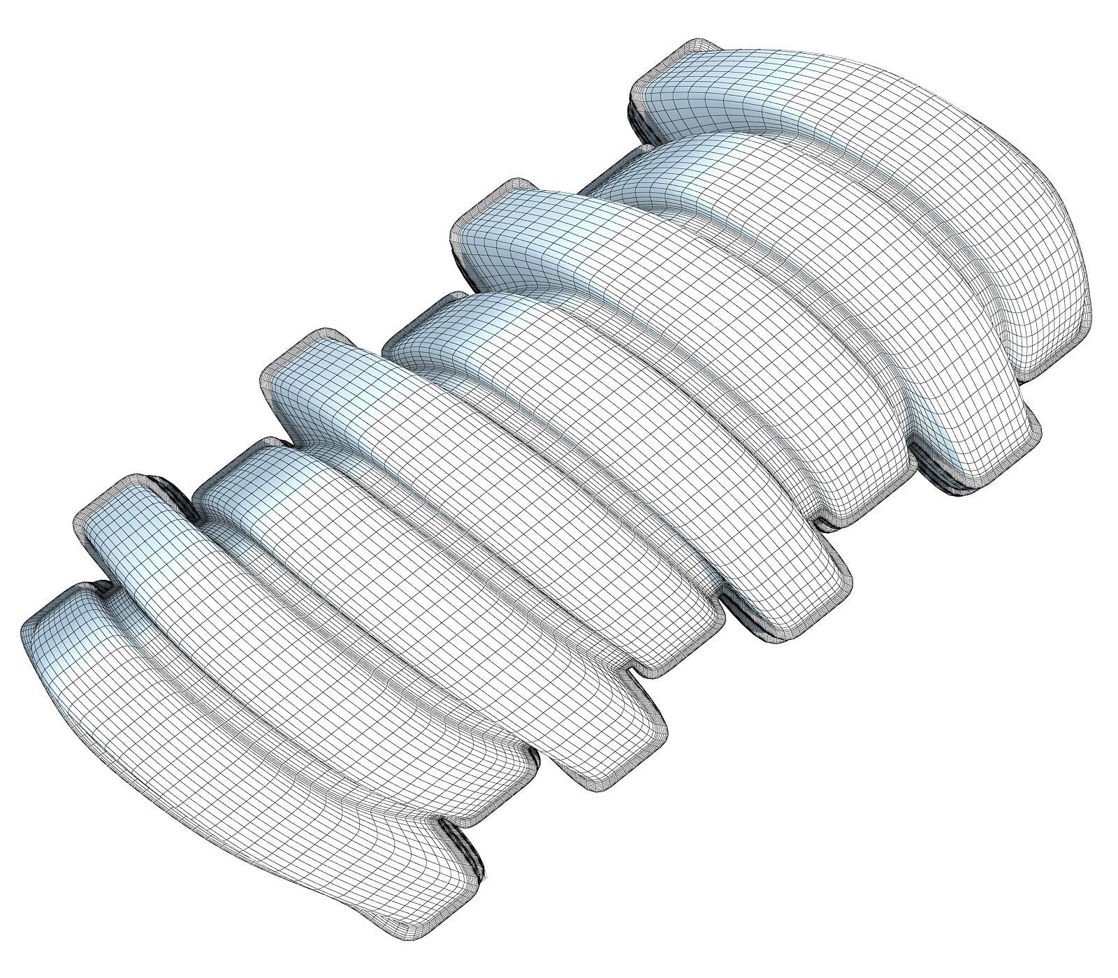 3D Engine Cover 59 3D model_7