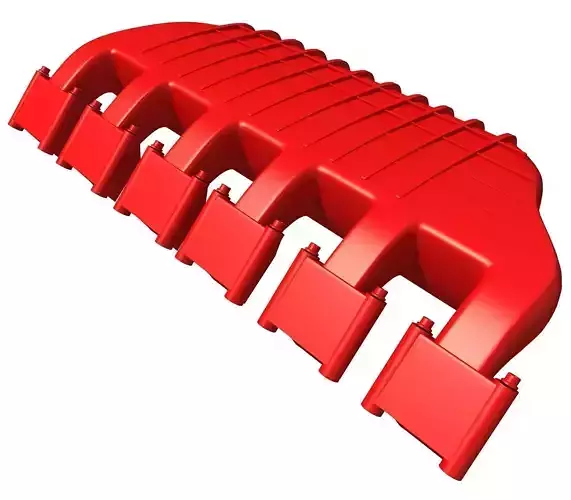 3D Engine Cover 5 3D model