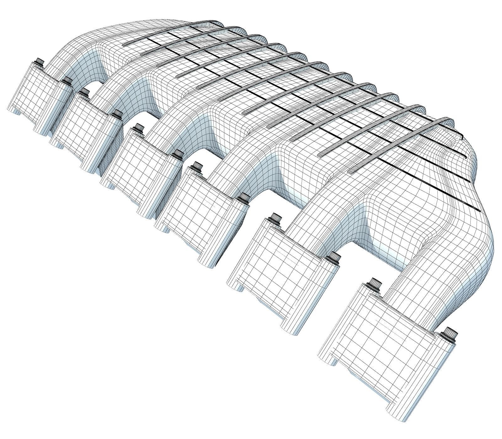 3D Engine Cover 5 3D model_7