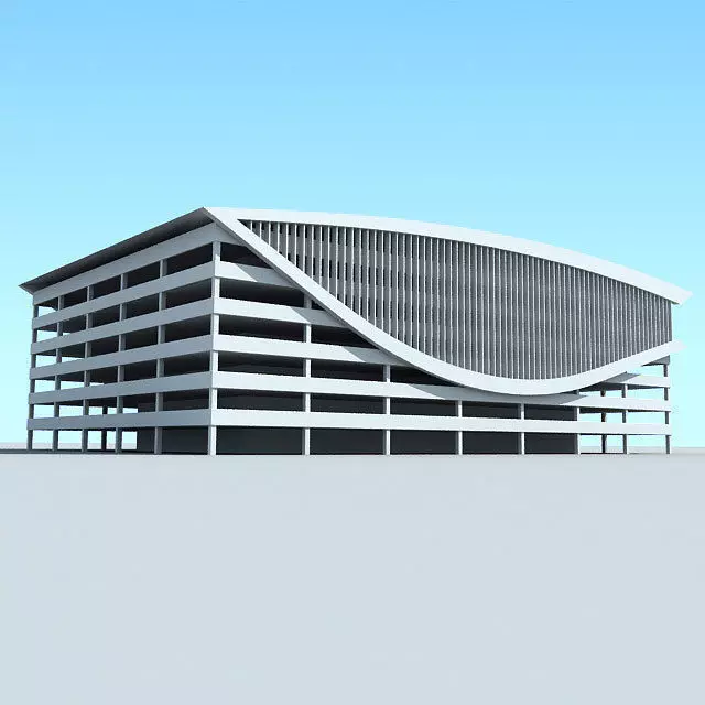 3D Architectural Building 80 3D model_0