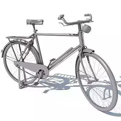 3D Street Bicycle 3D model
