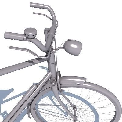 3D Street Bicycle 3D model_3