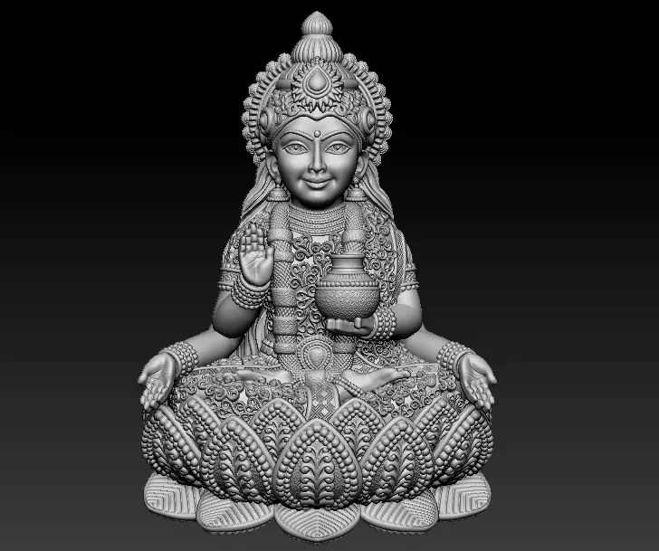 Laxmi Mata 3D print model 3D print model