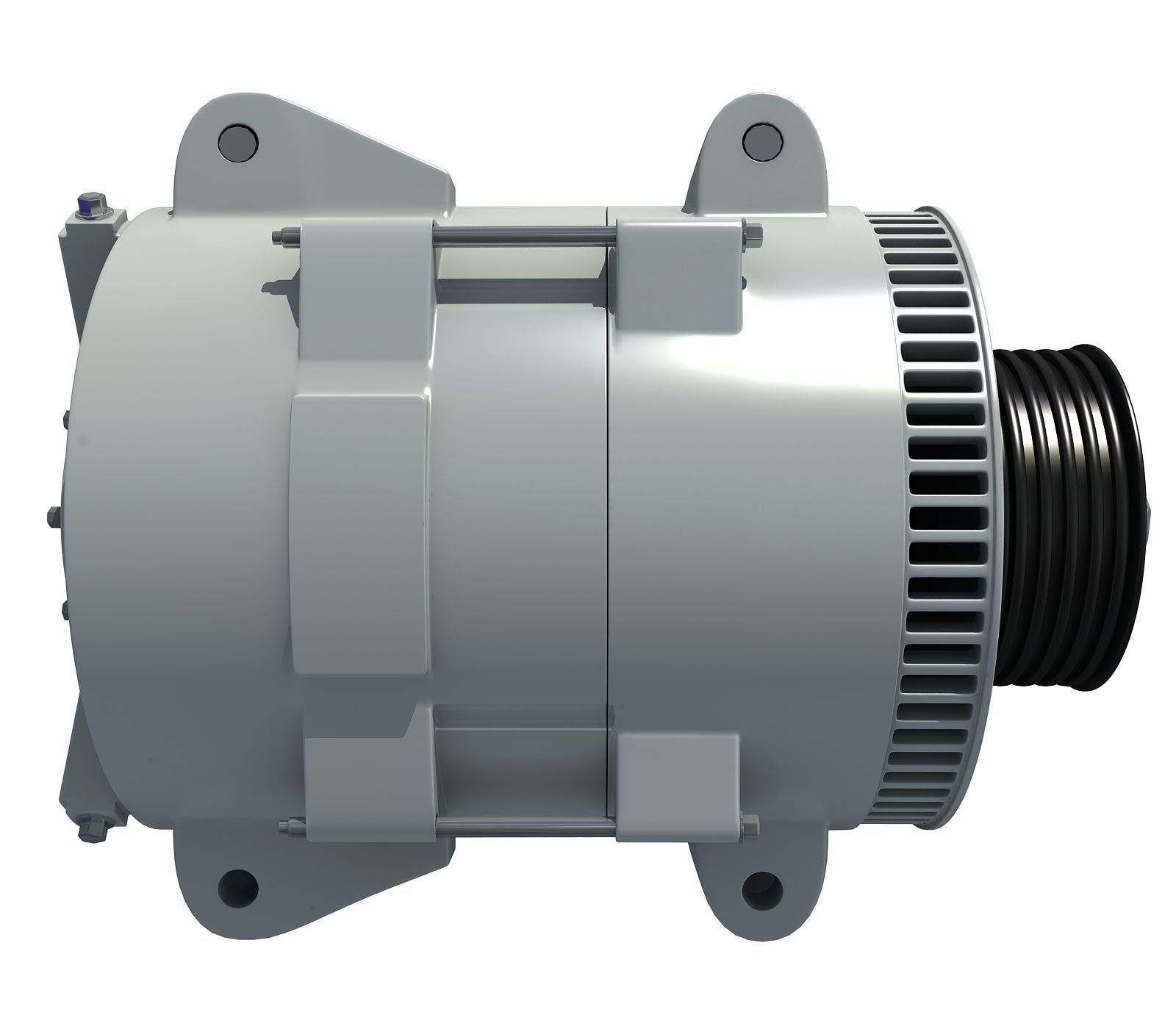 3D  Metalic Alternator  3D model_1