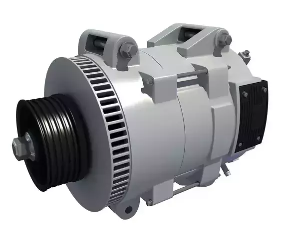 3D  Metalic Alternator  3D model