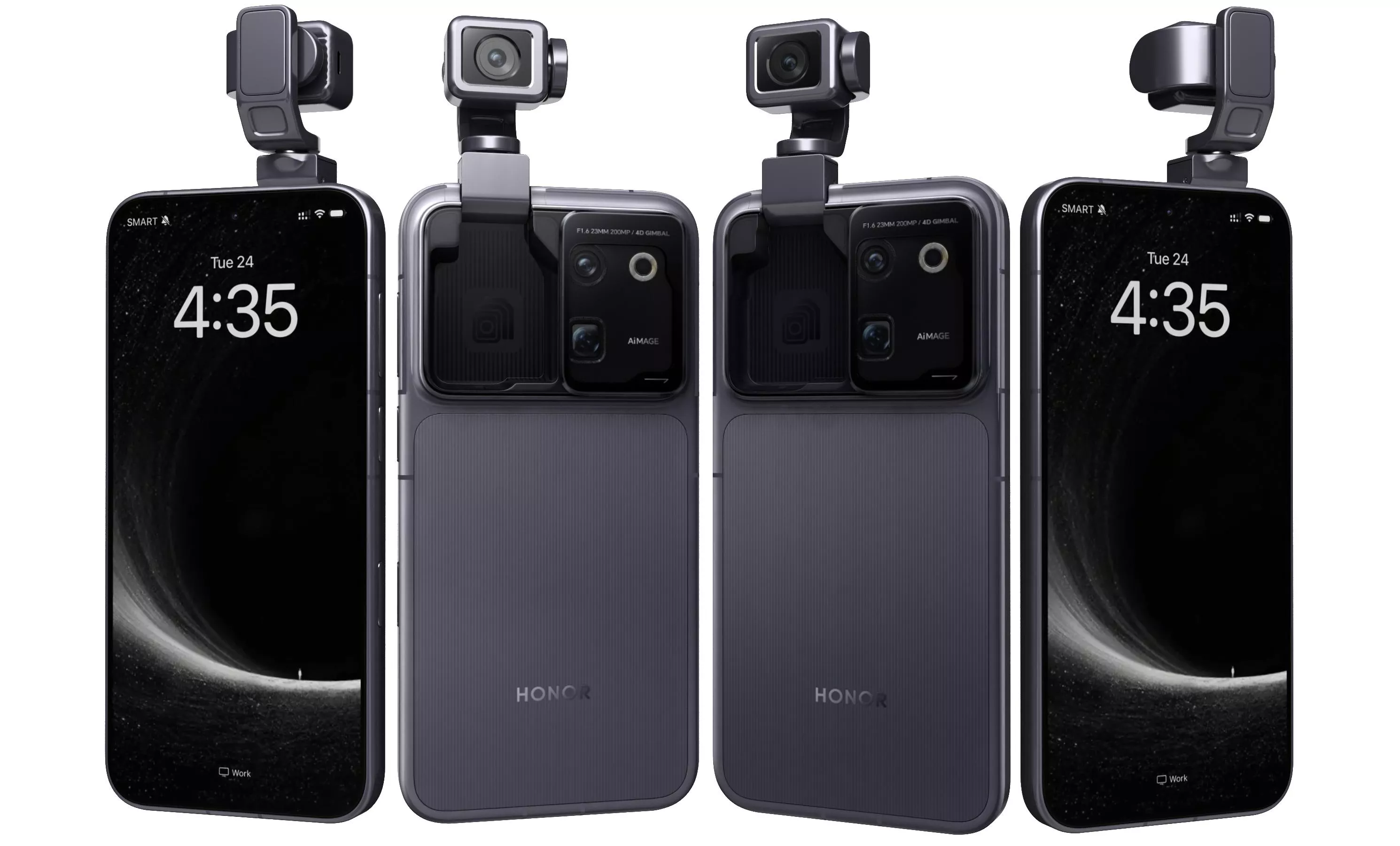 Honor Robot Phone Gray 3D model