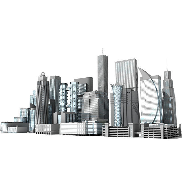 22 Architecture Buildings 3D model_1