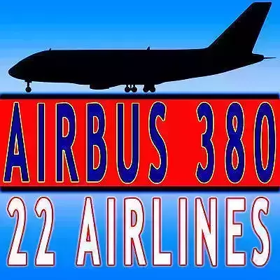 22 Airline Jet Textures  3D model