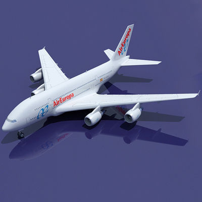 22 Airline Jet Textures  3D model_35