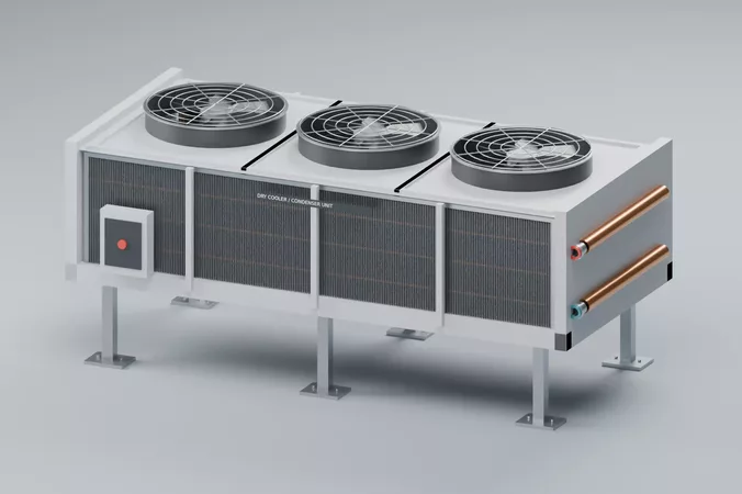 Dry Cooler  and  Condenser Unit - Exterior