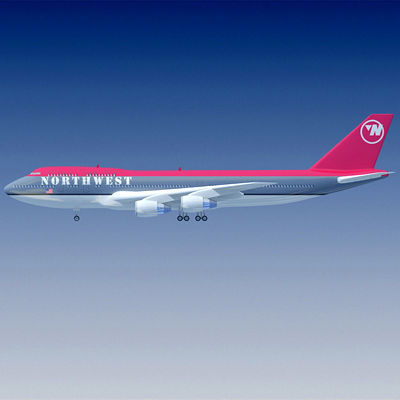 21 Airline Textures Boeing 3D model_2