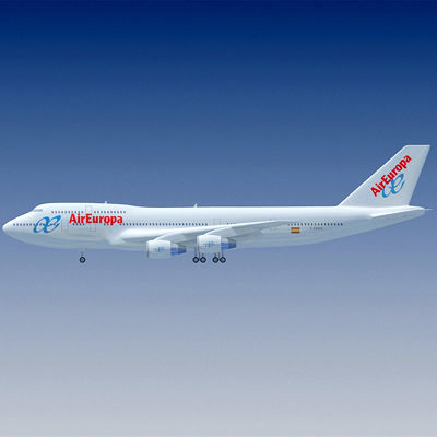 21 Airline Textures Boeing 3D model_11