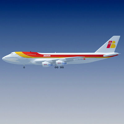 21 Airline Textures Boeing 3D model_34