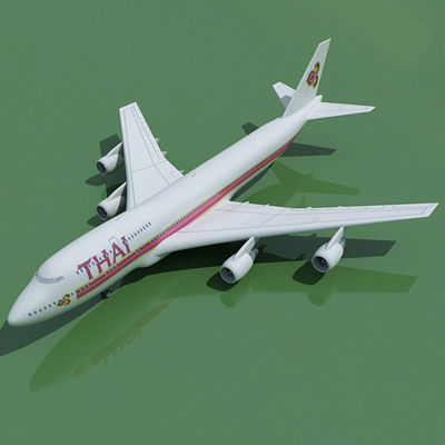 21 Airline Textures Boeing 3D model_5