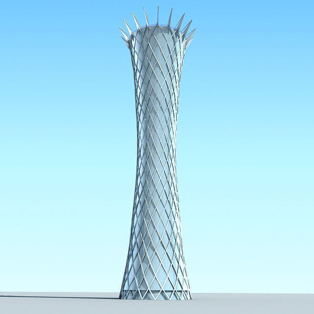 20 Architecture Building Models Low-poly 3D model_41