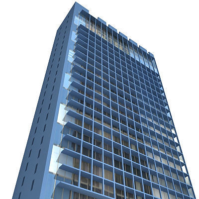 20 Architecture Building Models Low-poly 3D model_33