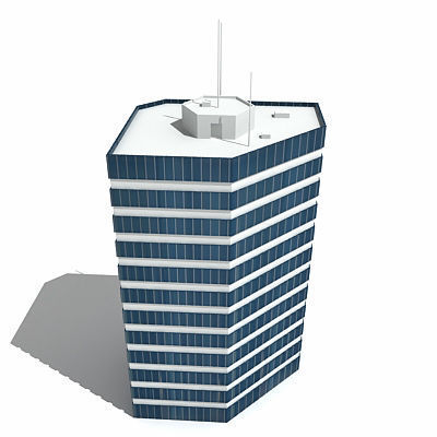 20 Architecture Building Models Low-poly 3D model_22