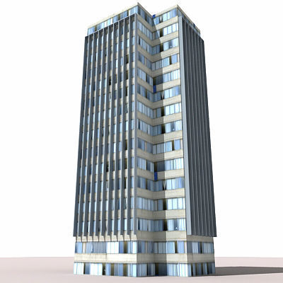 20 Architecture Building Models Low-poly 3D model_50