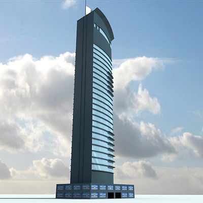 20 Architecture Building Models Low-poly 3D model_17