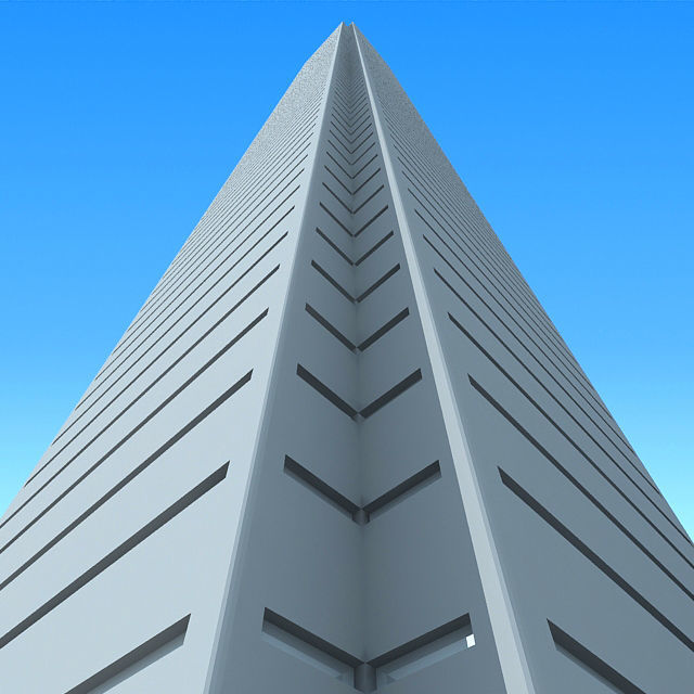 20 Architecture Building Models Low-poly 3D model_53