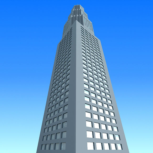20 Architecture Building Models Low-poly 3D model_42