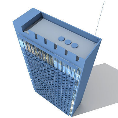 20 Architecture Building Models Low-poly 3D model_10