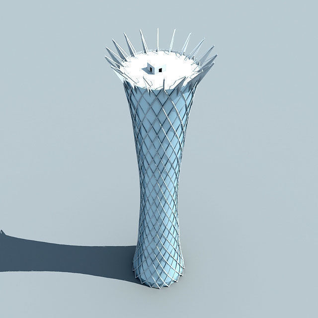 20 Architecture Building Models Low-poly 3D model_18