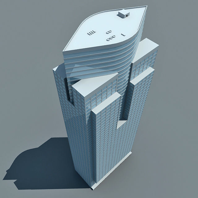 20 Architecture Building Models Low-poly 3D model_60