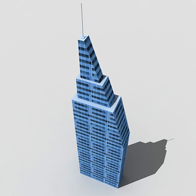 20 Architecture Building Models Low-poly 3D model_32