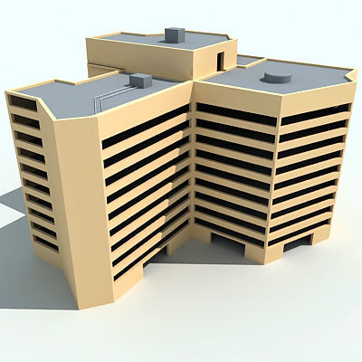 19 Architectural Buildings 3D model_14