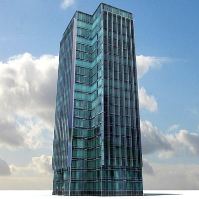 19 Architectural Buildings 3D model_2