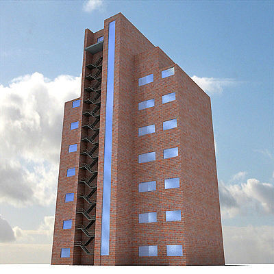 19 Architectural Buildings 3D model_12