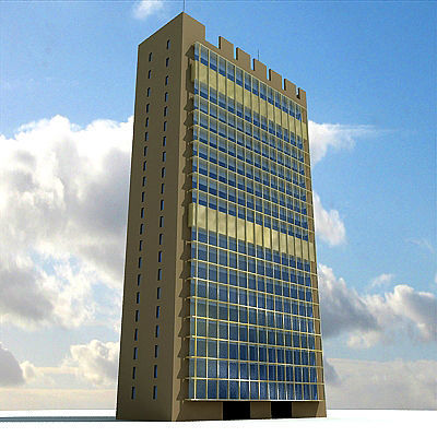 19 Architectural Buildings 3D model_4