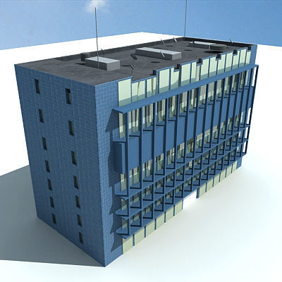 19 Architectural Buildings 3D model_7