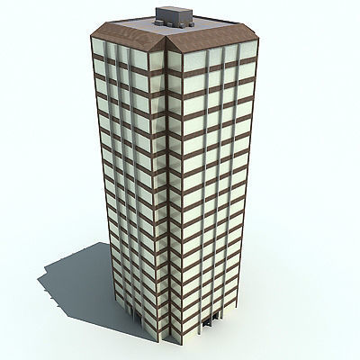 19 Architectural Buildings 3D model_5