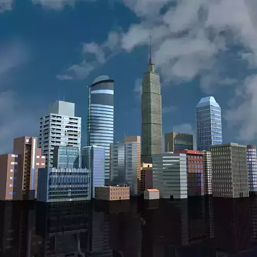 19 Architectural Buildings 3D model