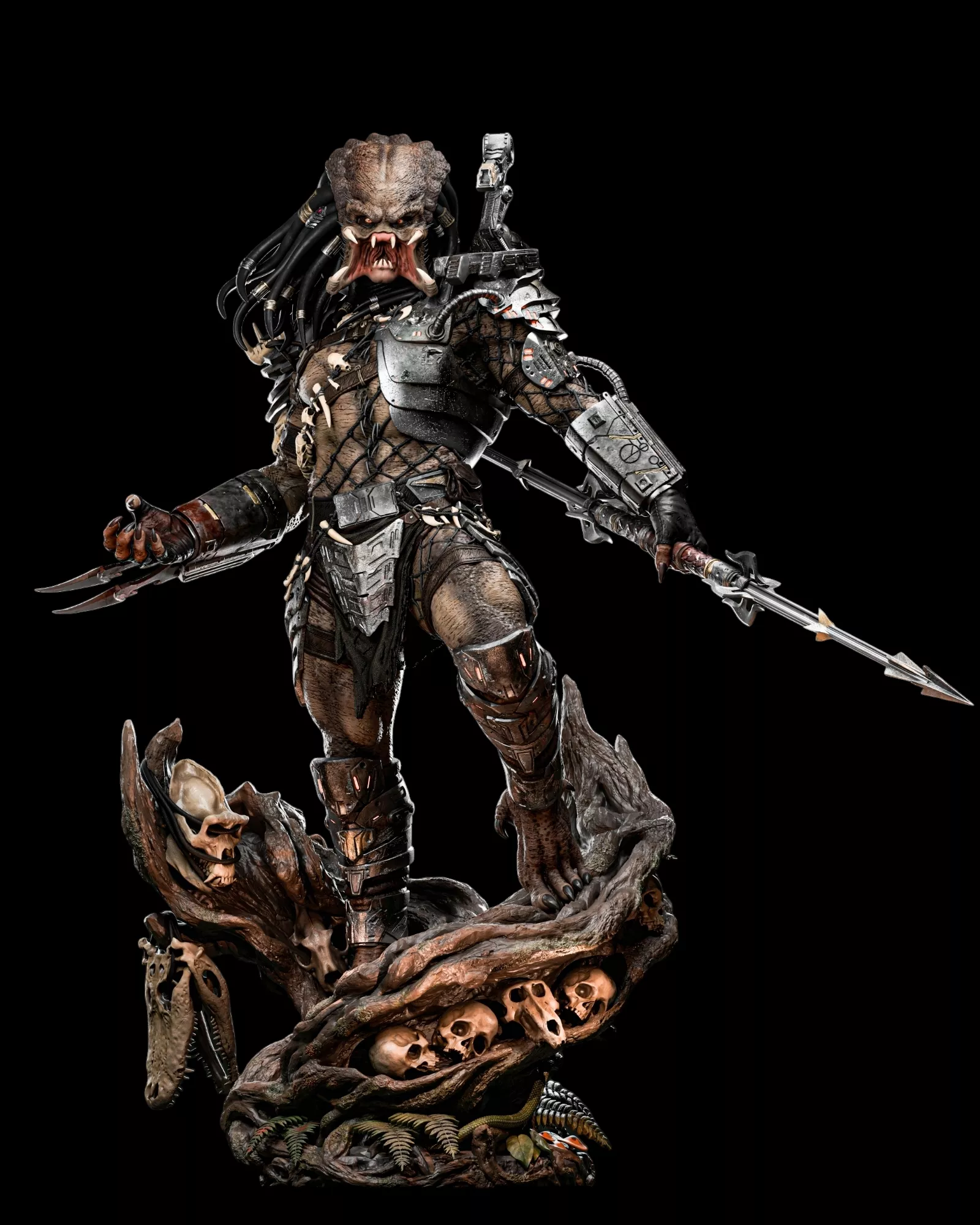 Predator Statue and Bust 3D Print Model STL 3D print model