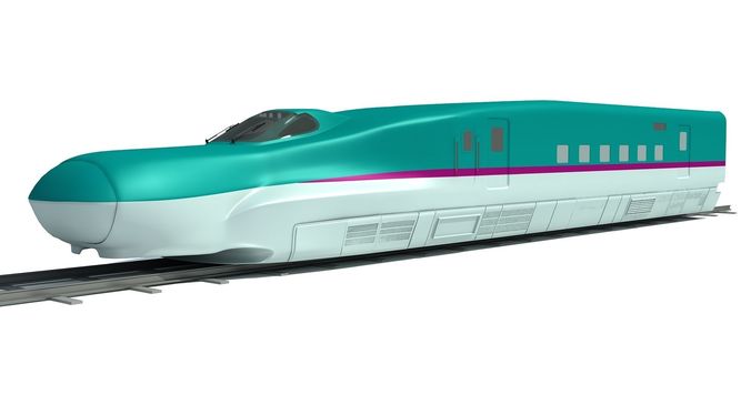 Shinkansen High Speed Train 3D model