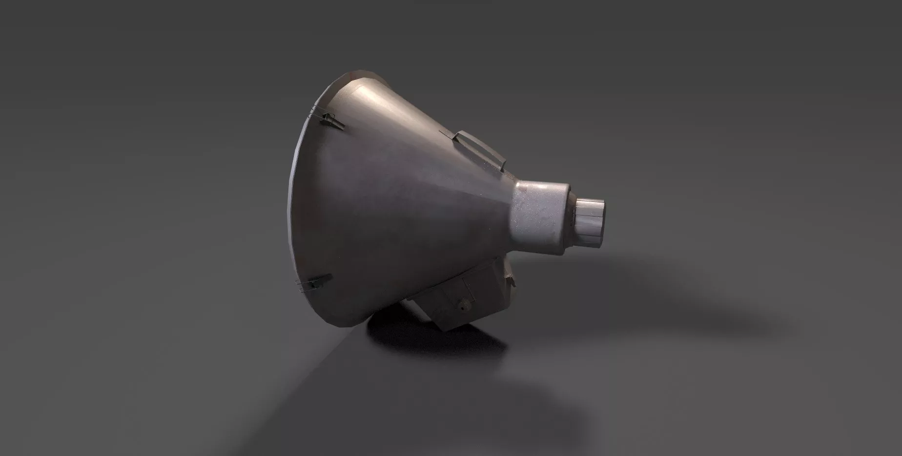 Old Wall Lamp - Vintage Industrial Light 3D Model 3D model
