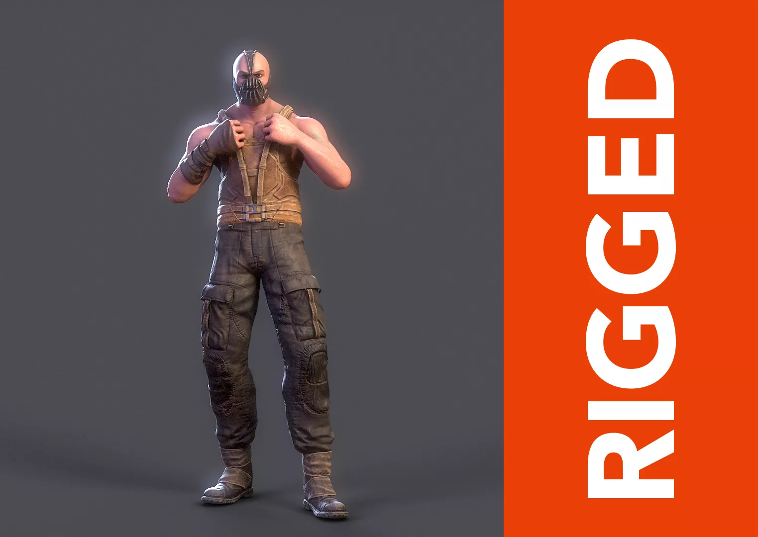 Bane Rig Low-poly 3D model