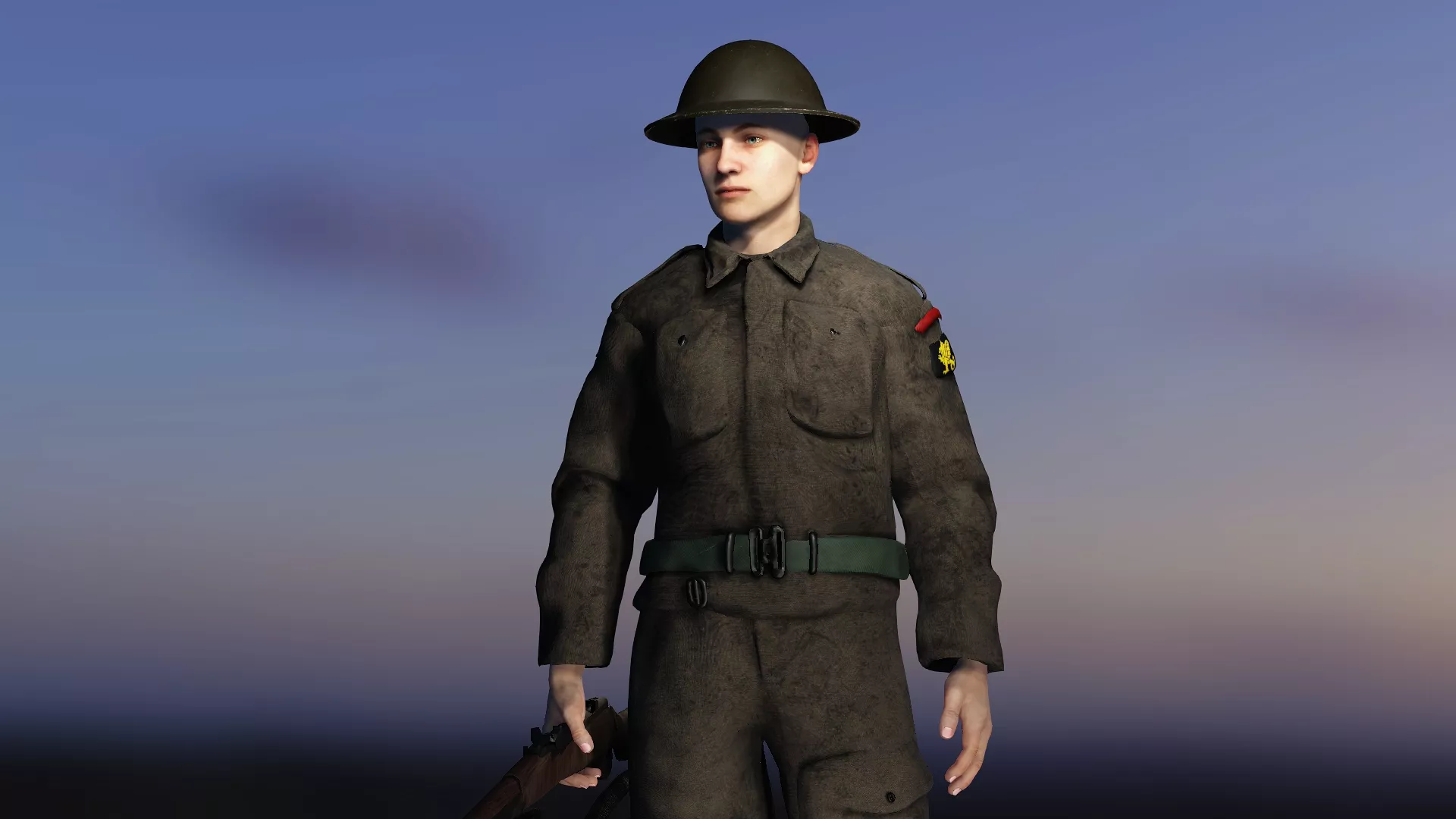 WW2 British Soldier Free 3D model