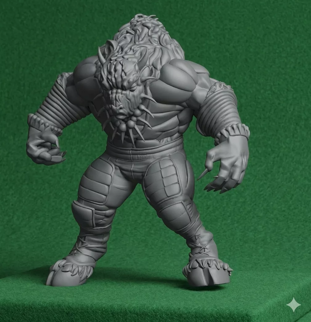 Bison Big Guy For Fantasy Football Team 3D print model