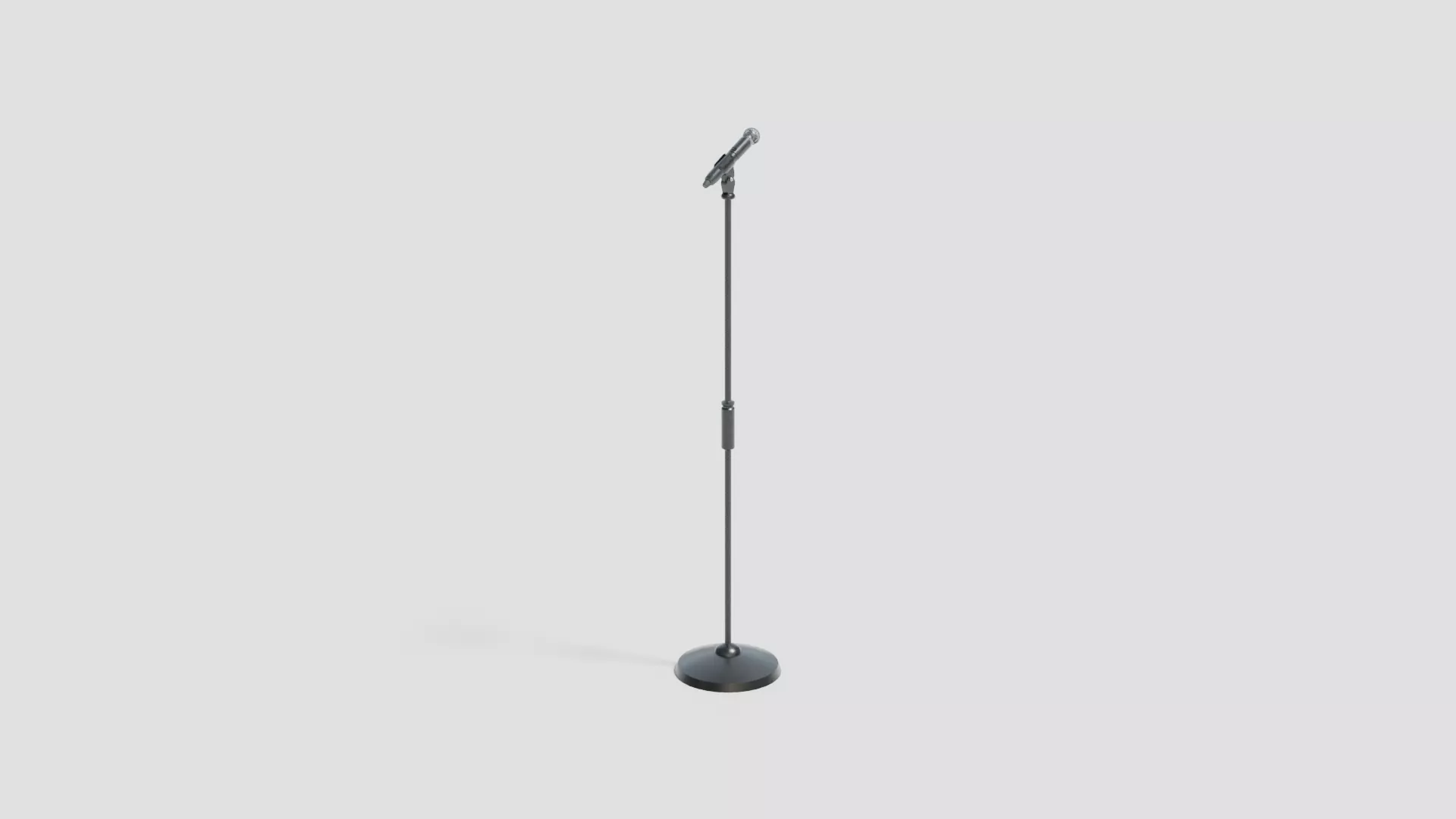 Microphone Low-poly 3D model