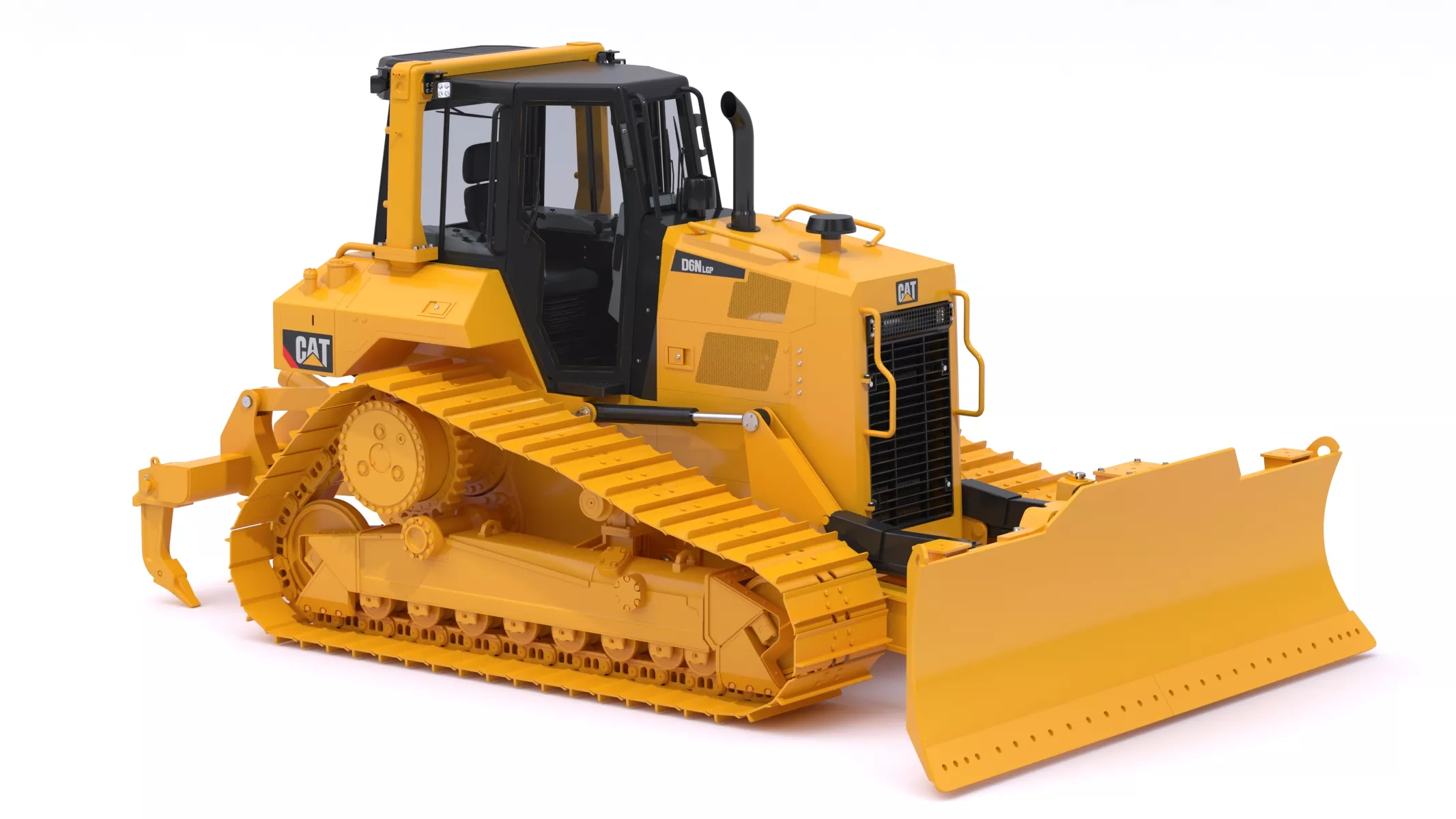 D6N LGP Track-Type Tractor 3D model