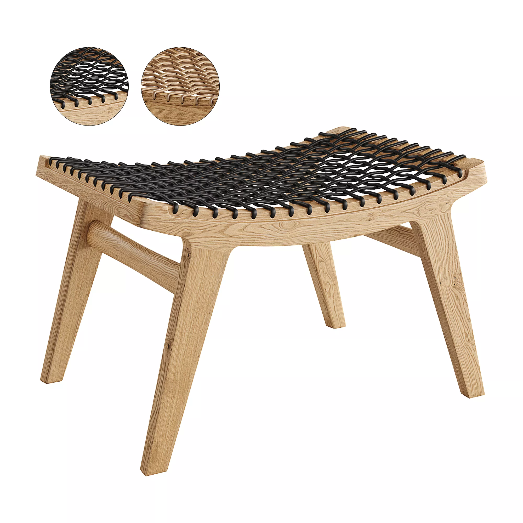 Klismos Stool 3D model
